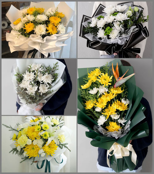 四川成都邛崃市宝林镇广岩社区白事花束代送